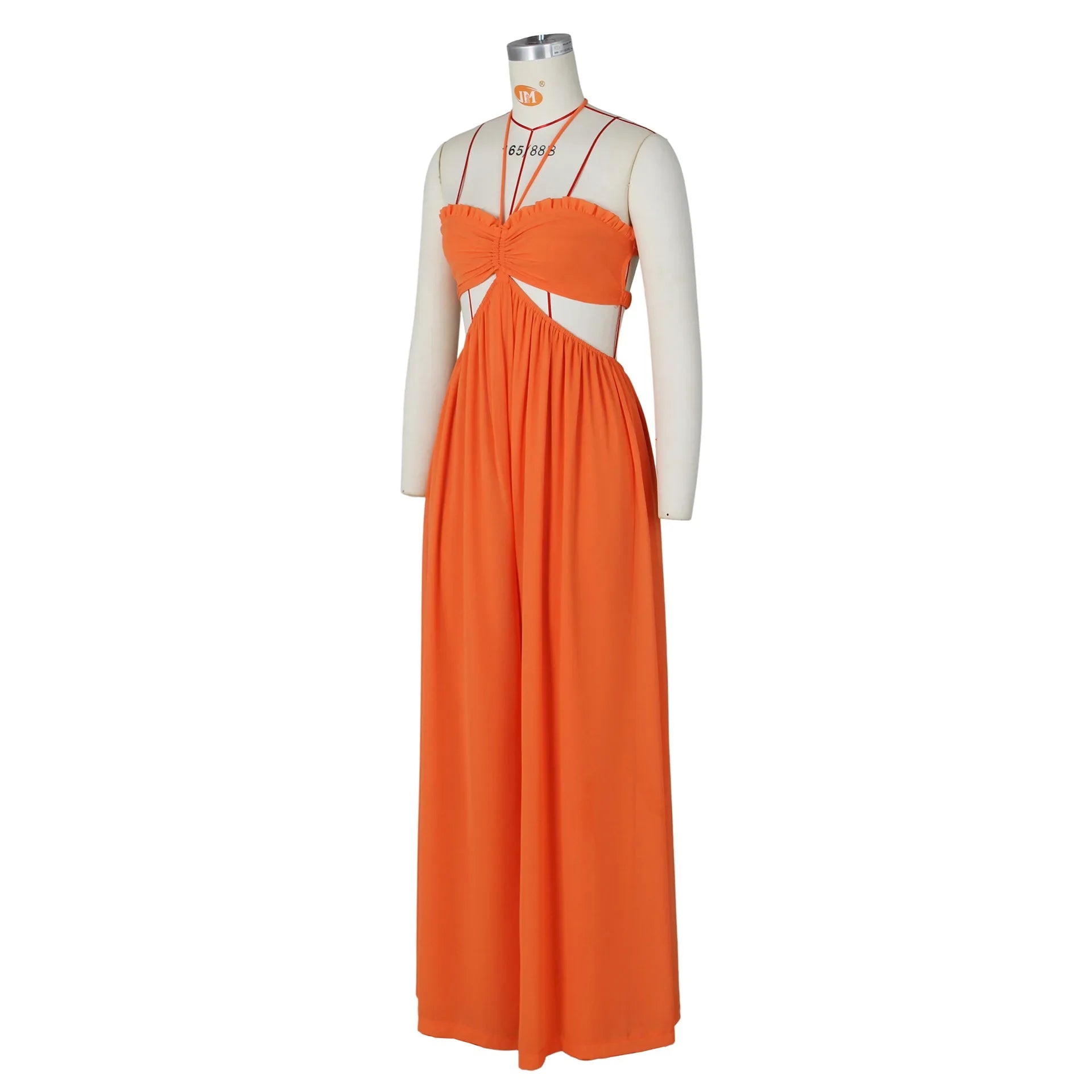 LILY - Elegante Halter Jumpsuit met Blote Rug