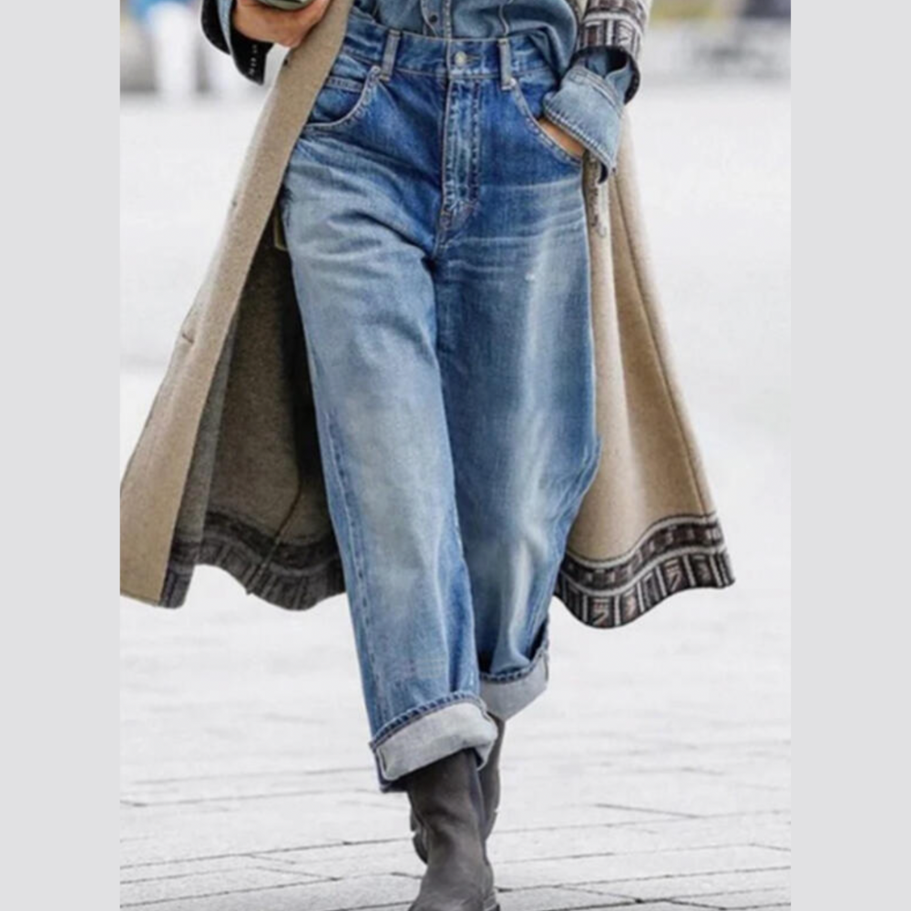 ELIAS - Casual denim broek