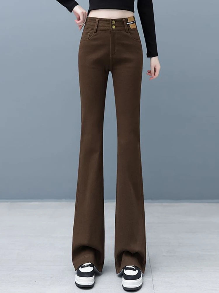 IRENE - Dames High Waist Flared Jeans