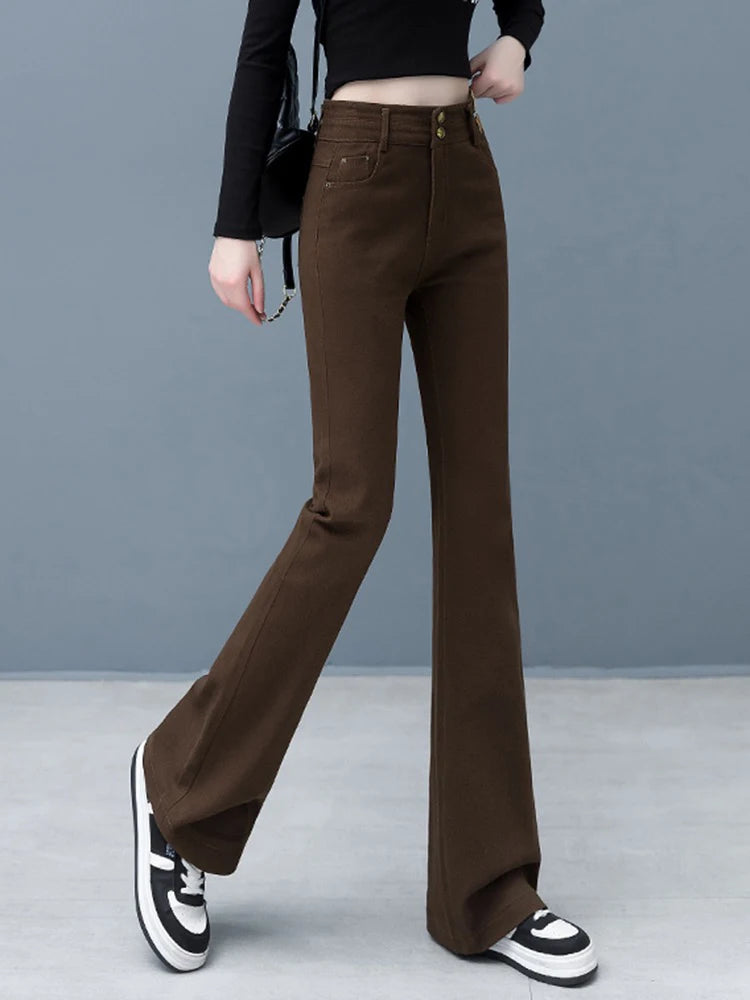 IRENE - Dames High Waist Flared Jeans