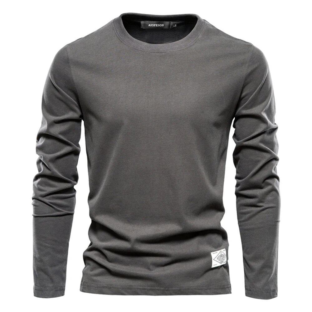 FINN - T-shirt met lange mouwen en O-hals