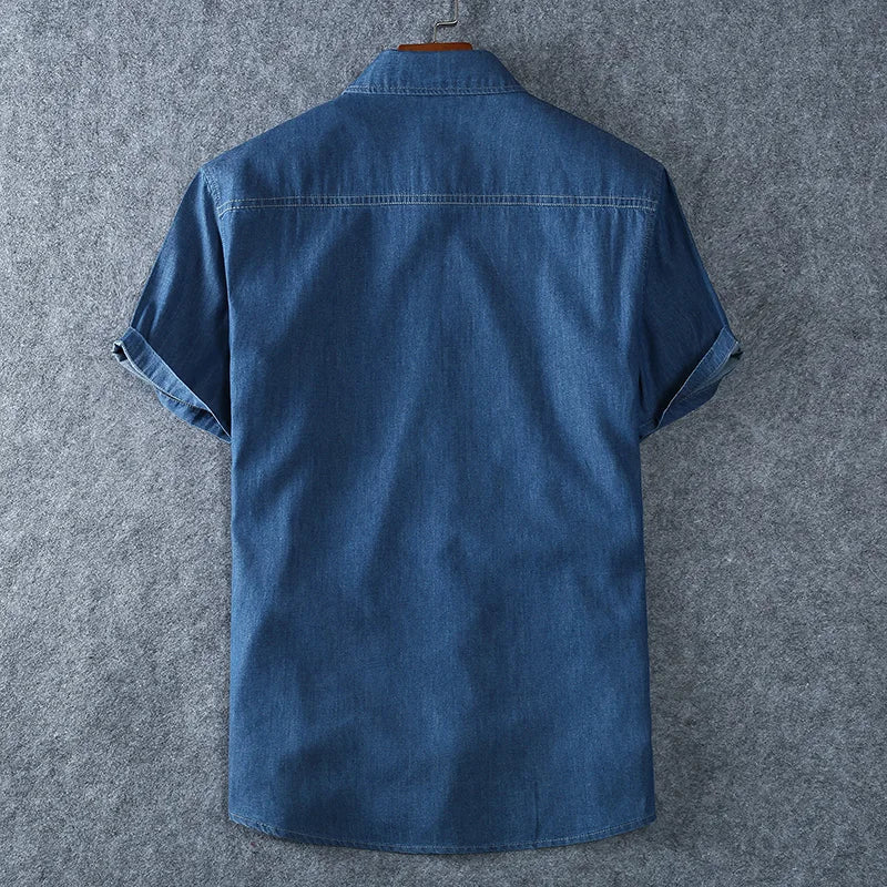 LENNART - Heren Denim Overhemd