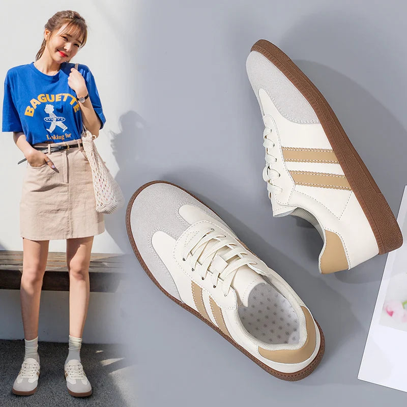 RENÉ - Unisex Ademende Plateau Sneakers