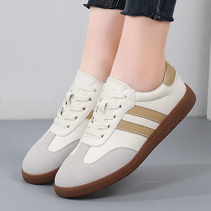 RENÉ - Unisex Ademende Plateau Sneakers