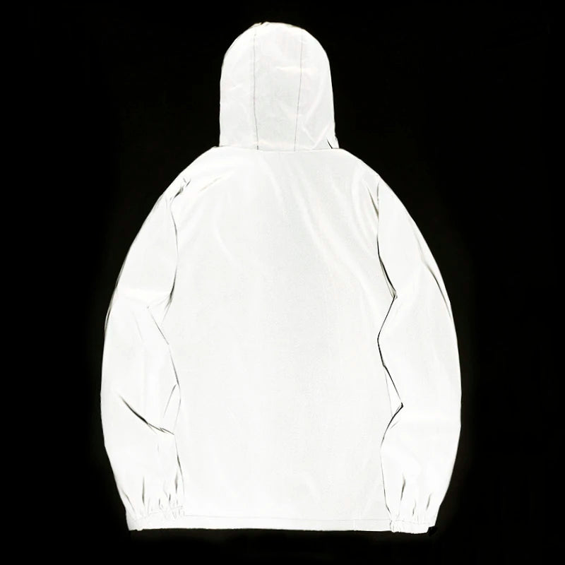 KLAUS - Heren Nachtreflecterende waterdichte en winddichte hoodie