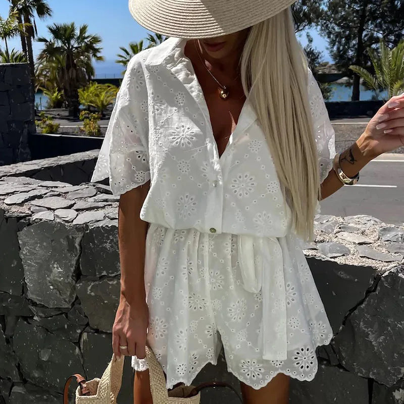 LUCY - Zomerse Kant Jumpsuit