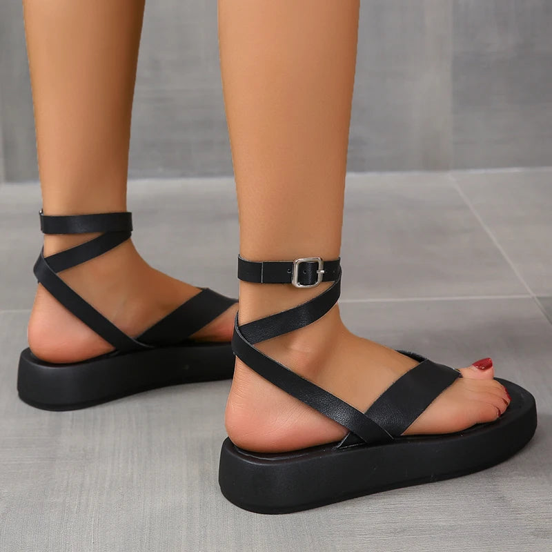 AGATHA - Gladiatorsandalen in grote maten voor dames