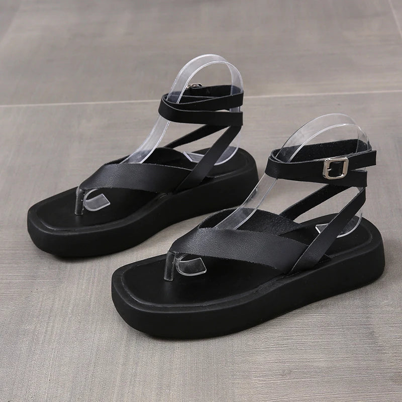 AGATHA - Gladiatorsandalen in grote maten voor dames