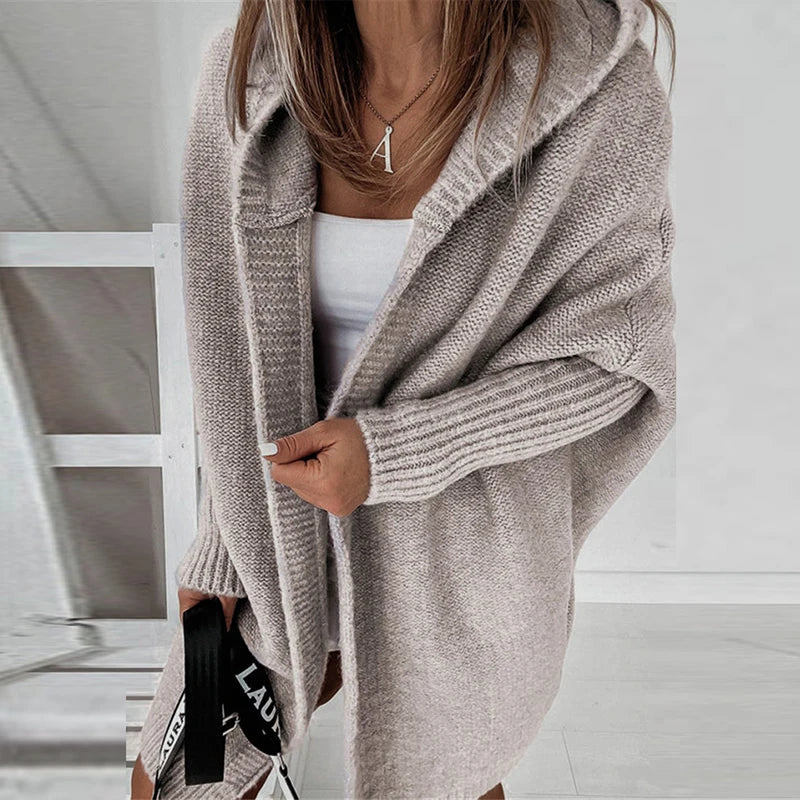 VESPERTINE - Elegant Gebreide Hoodie Vest