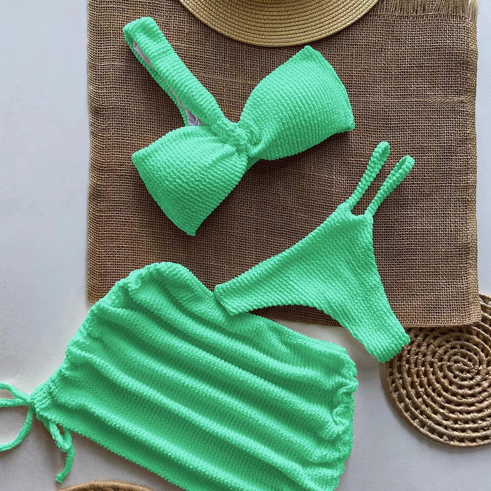 SOPHIE - Sexy Driedelig Bikini-Set