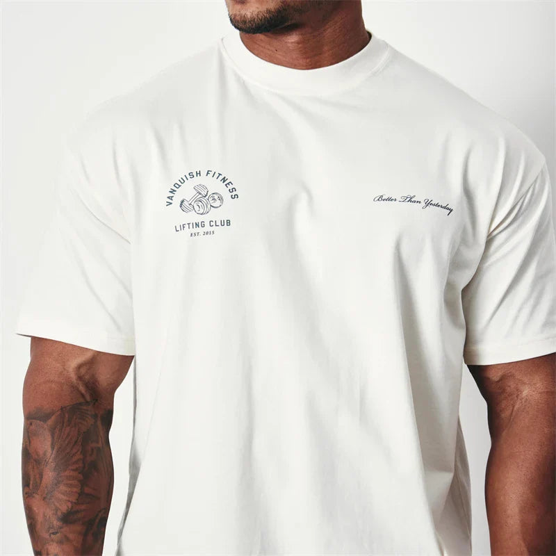 SIMON - Modieus Katoenen Fitness T-shirt