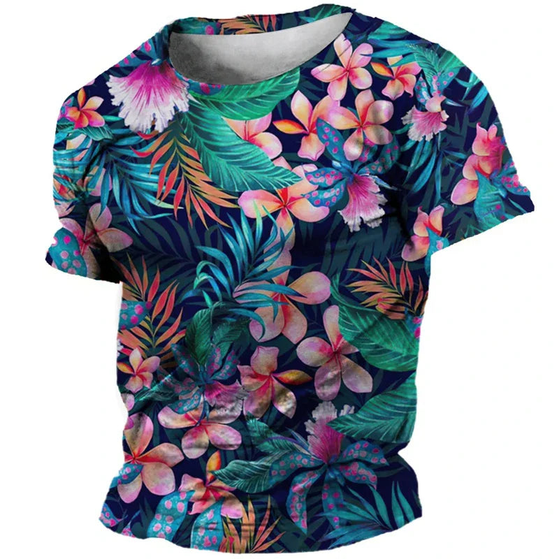 HENRI - Casual Bedrukte Heren T-Shirts