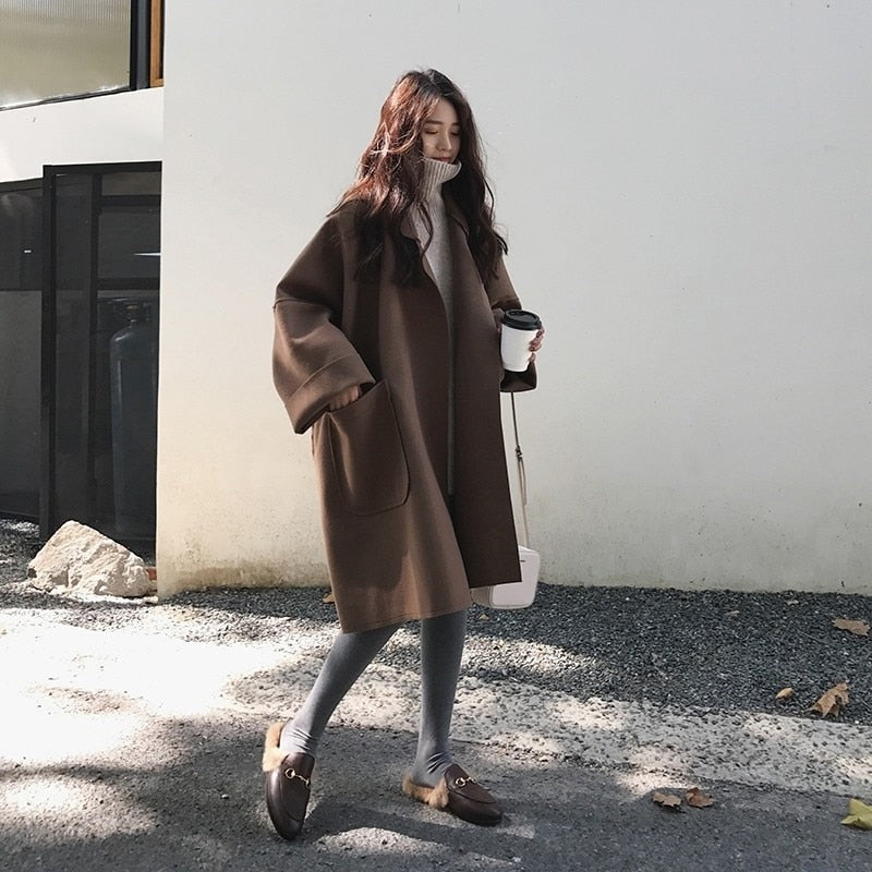 KLARA - klassieke wollen jas - vintage elegantie voor de winterperiode