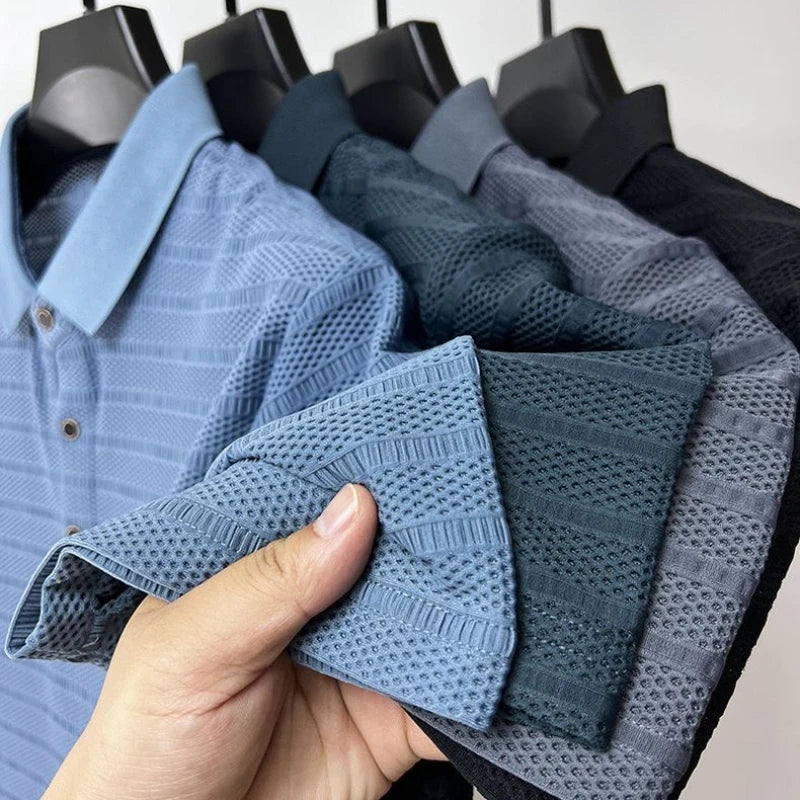 ADRIAEN - Premium zijden poloshirt voor heren
