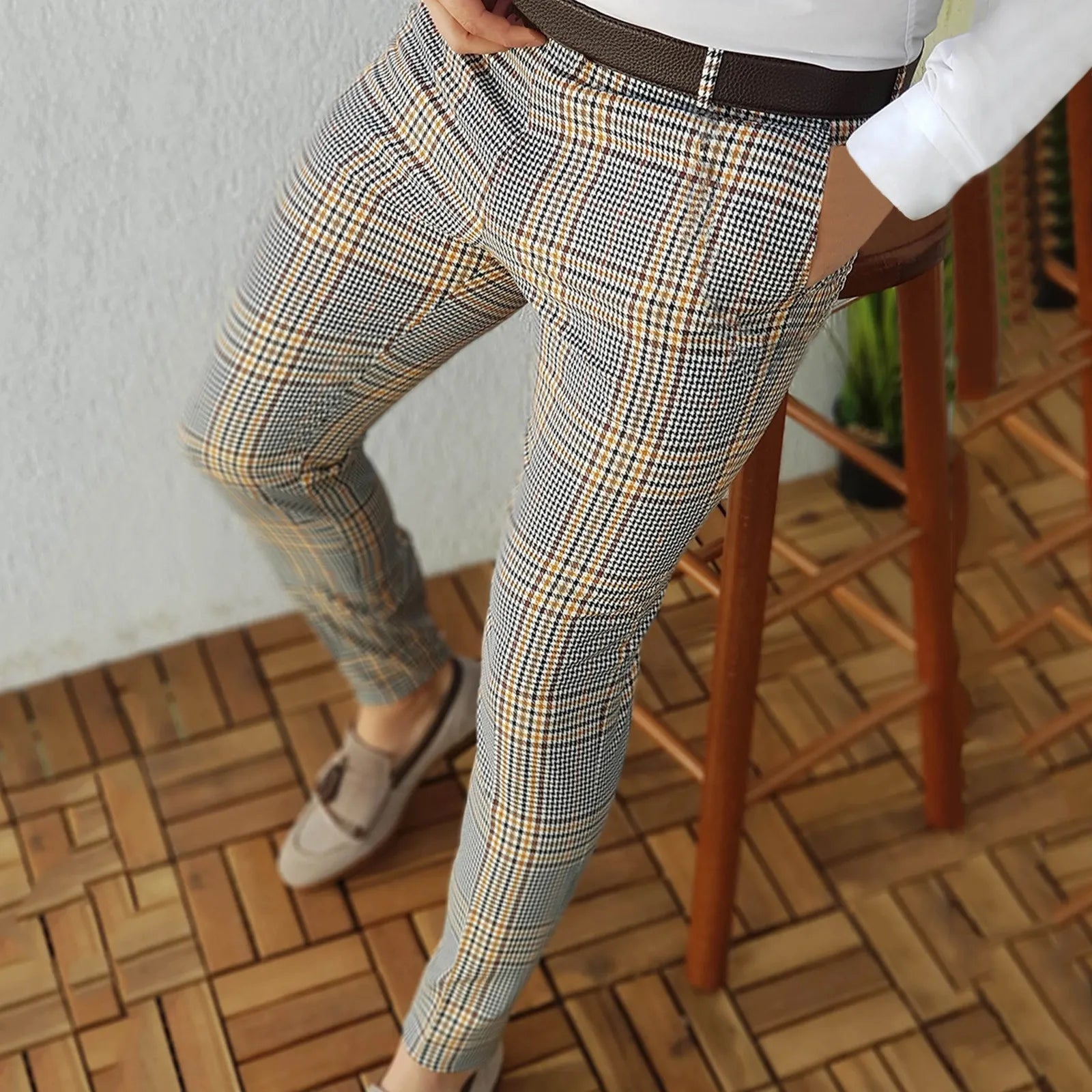 BENCE - Stijlvolle Stretch Fit Pak Broek