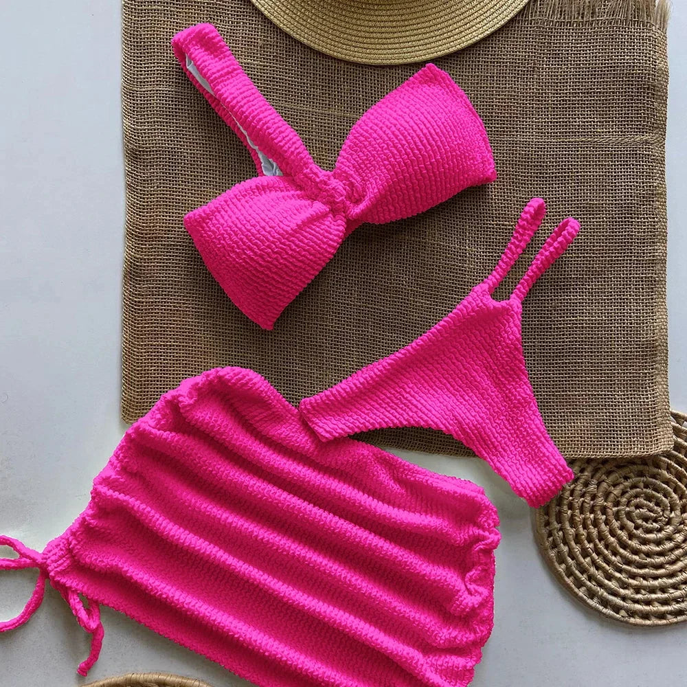 SOPHIE - Sexy Driedelig Bikini-Set