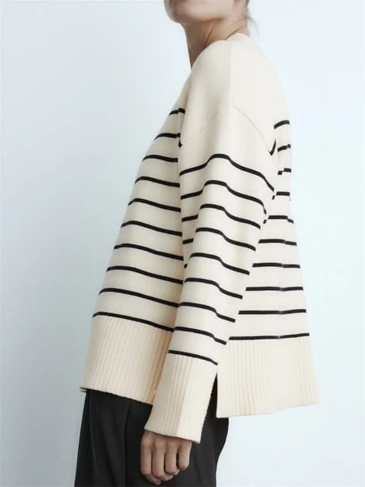 RHEA - Casual Gestreepte Trui