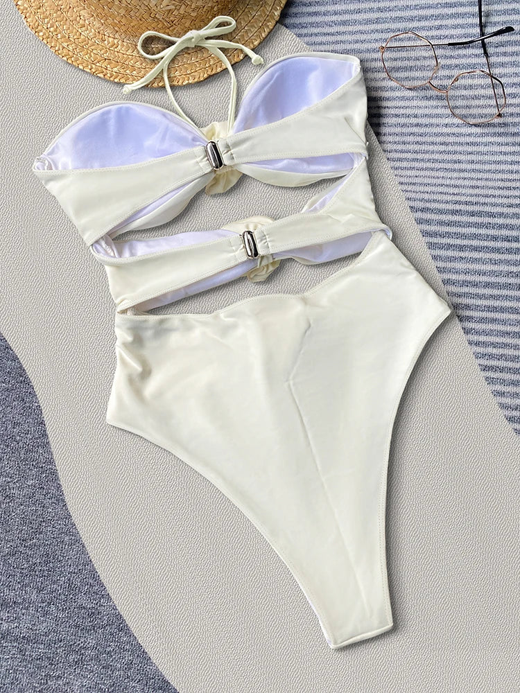 ABIGAIL - Push-Up Halternek Badpak