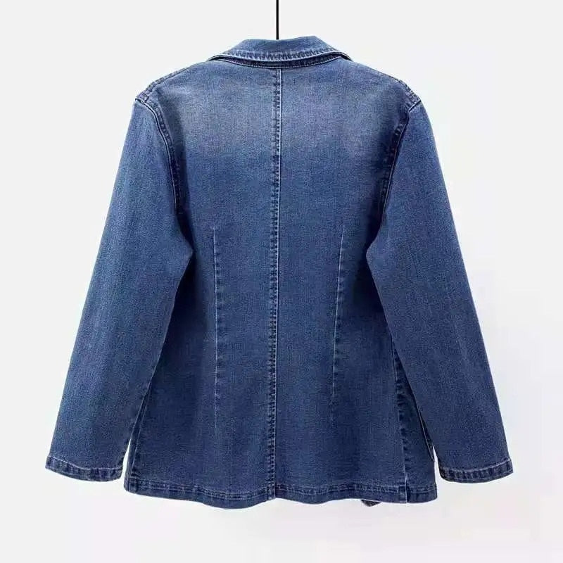 ELLA -Eigentijdse denimblazer
