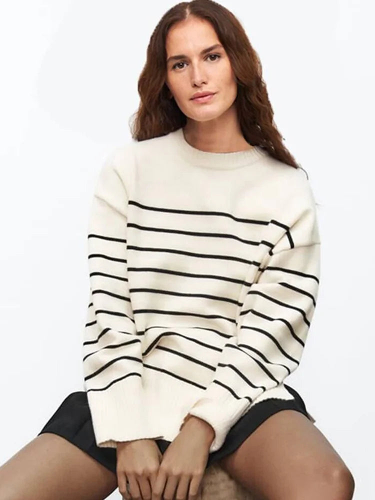 RHEA - Casual Gestreepte Trui