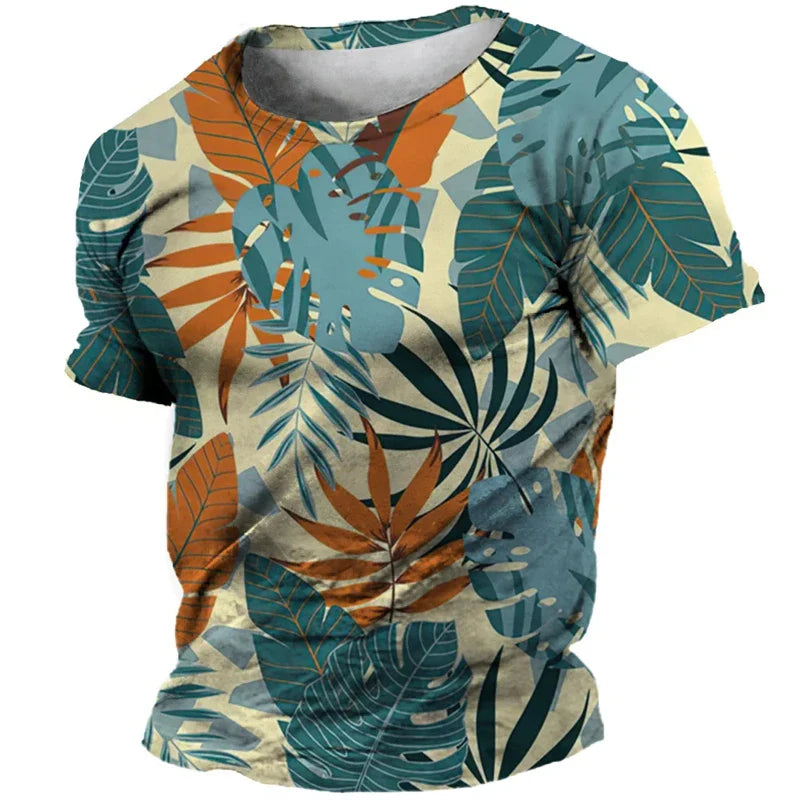 HENRI - Casual Bedrukte Heren T-Shirts