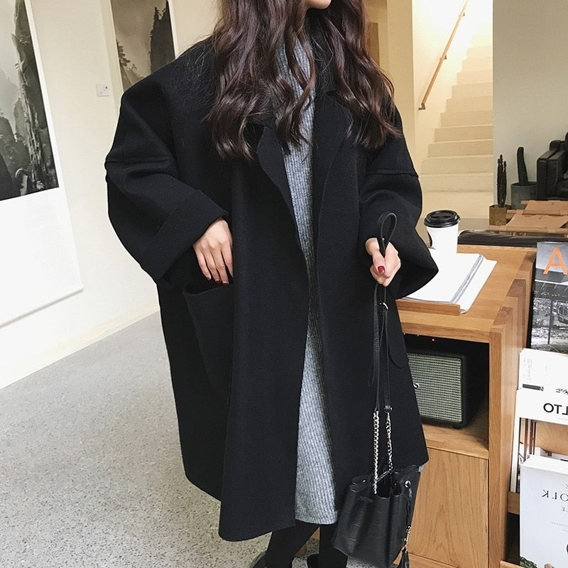 KLARA - klassieke wollen jas - vintage elegantie voor de winterperiode