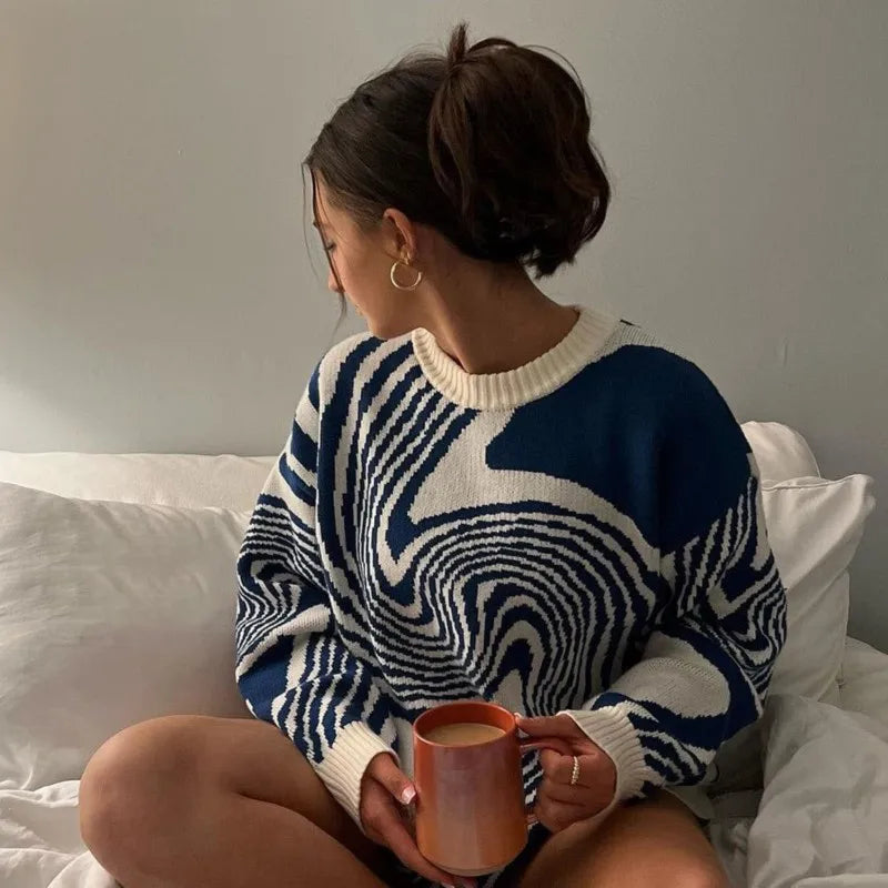 ALTHEA - Vintage Gebreide Unisex-Trui