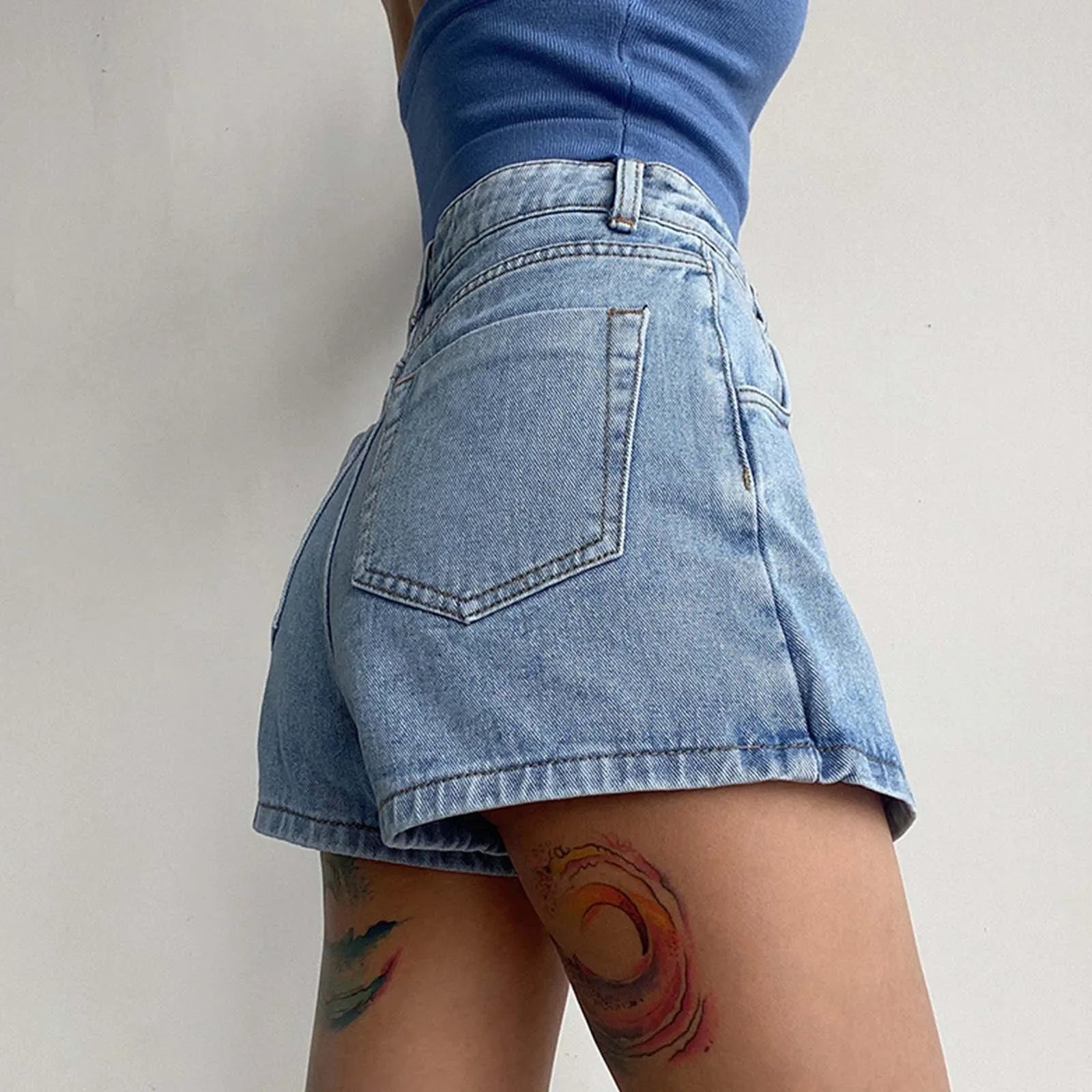 BRYONY - Vintage Denim A-lijn Rok