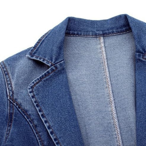 ELLA -Eigentijdse denimblazer