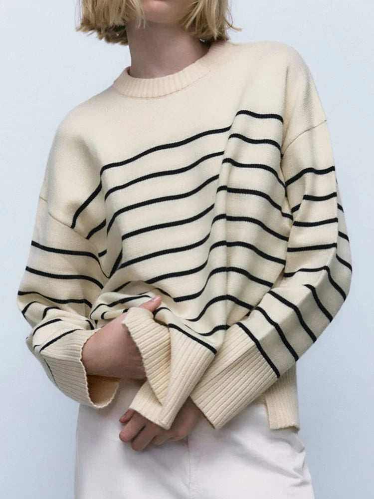 RHEA - Casual Gestreepte Trui