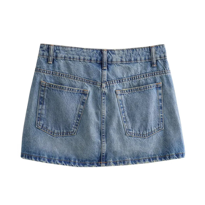 IOLANTHE - Stijlvolle Denim Minirokken