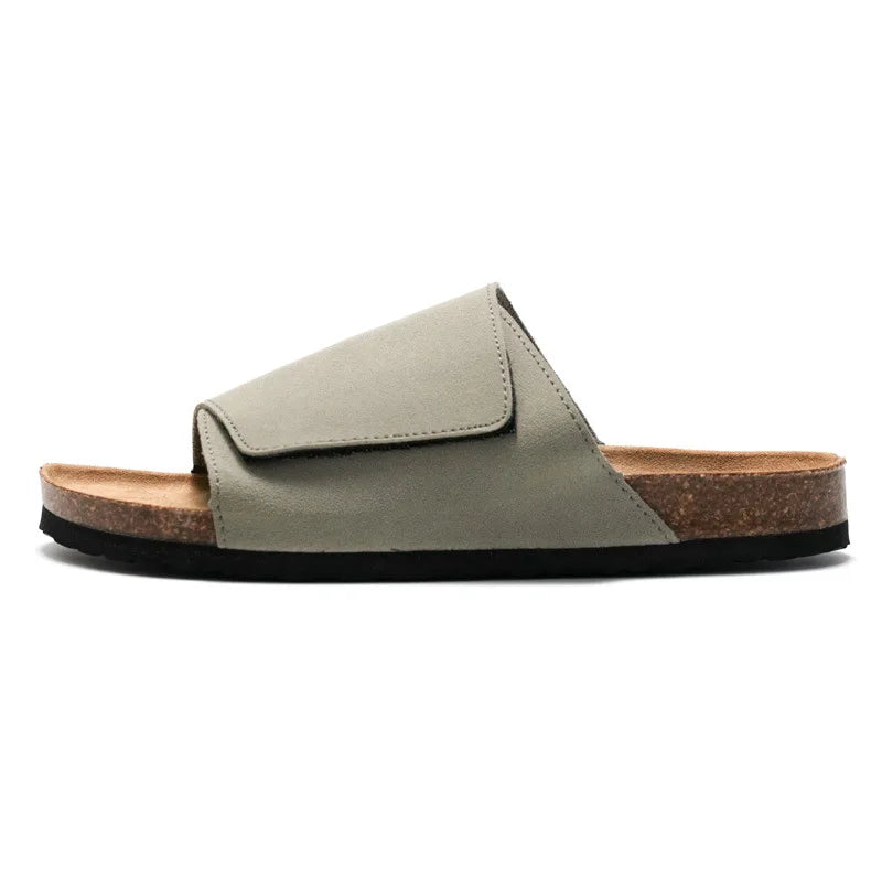 KEVIN - Heren Trendy Kurk Pantoffels