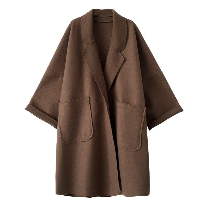 KLARA - klassieke wollen jas - vintage elegantie voor de winterperiode