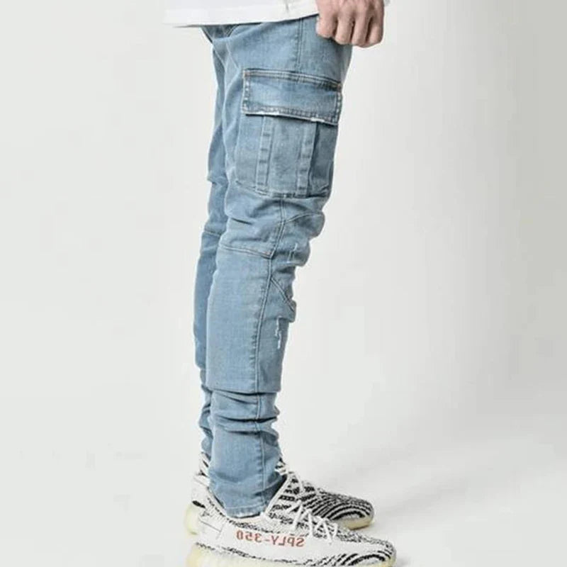 TIBOR - Modieuze Multi-Zakken Jeans