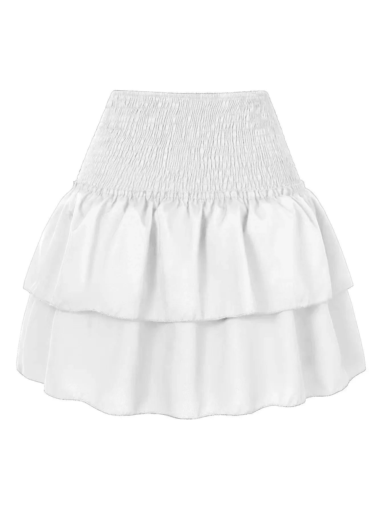 EUPHEMIA - Vintage Bloemenplooien Minirok