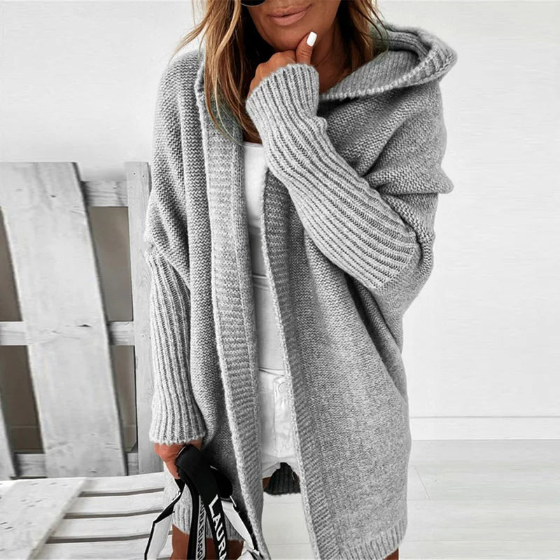 VESPERTINE - Elegant Gebreide Hoodie Vest