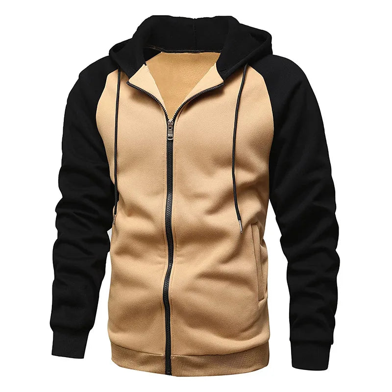 HRVOJE - Heren Casual Rits Hoodie