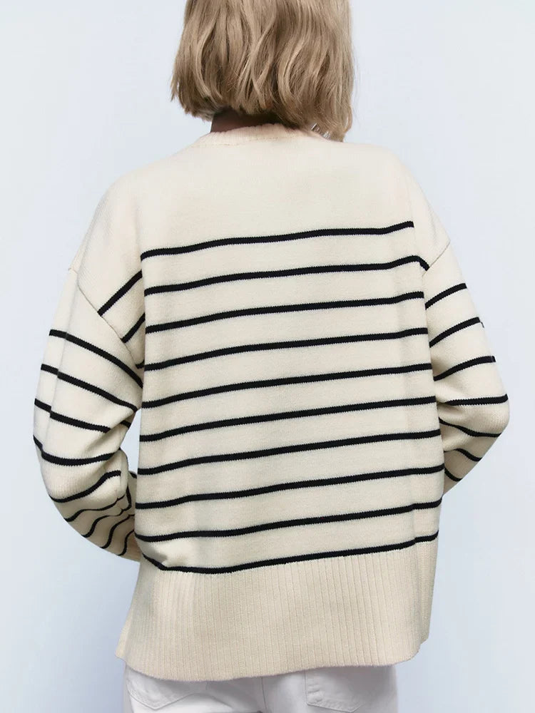 RHEA - Casual Gestreepte Trui