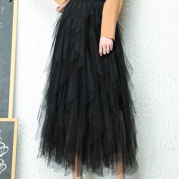 ADA - Elegante plooirok met een hoge taille