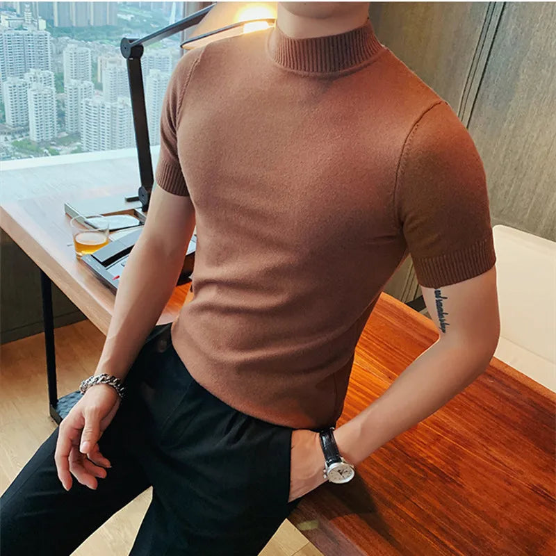 JAVIER - Zomer Slim Gebreid T-Shirt
