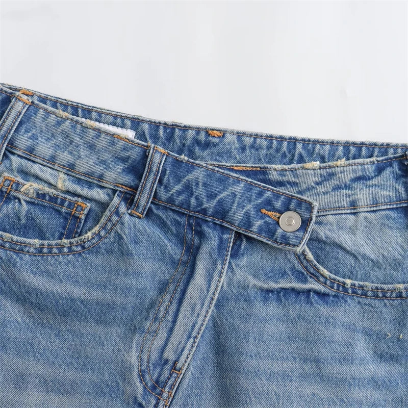IOLANTHE - Stijlvolle Denim Minirokken