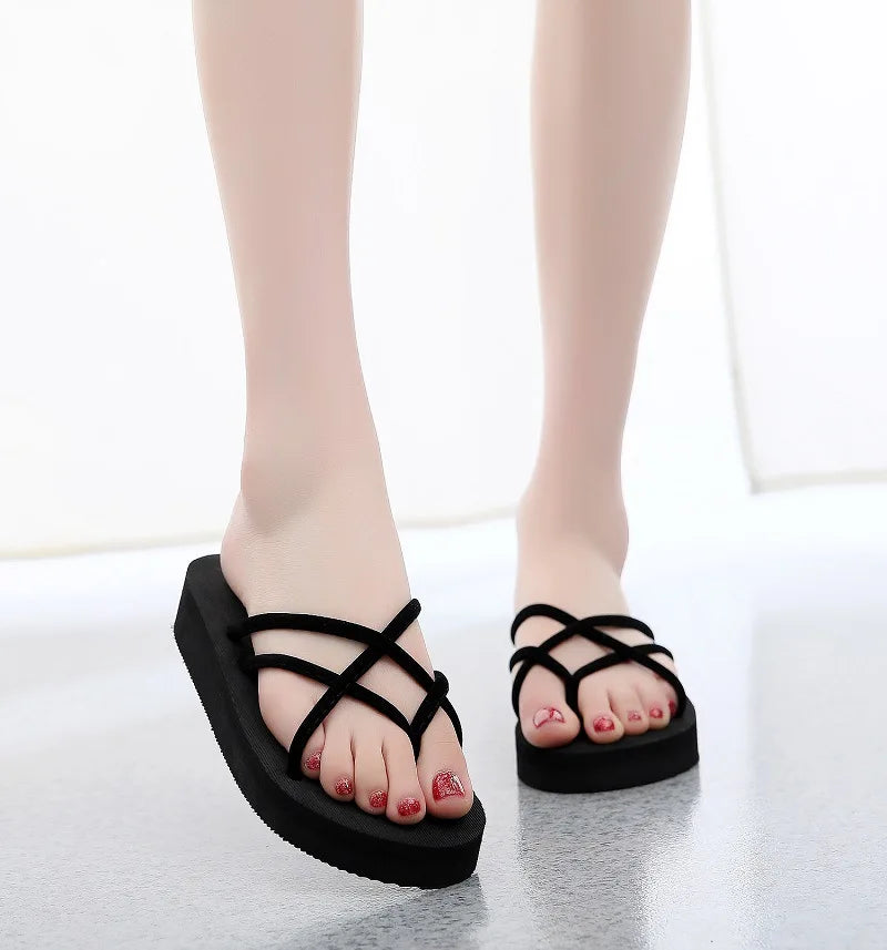 MIRJAM - Dames platform sandalen