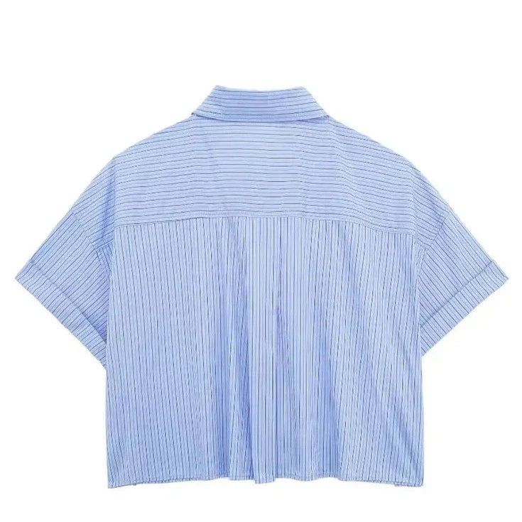 FILOMENA - Gestreept zomerpoloshirt