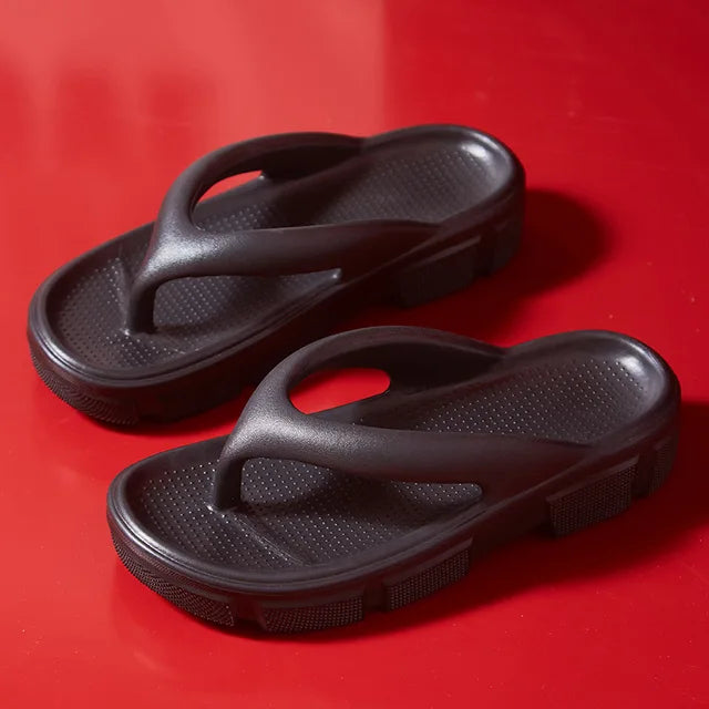 MARIJE - Zomer Wig Flip Flops met Antislip Plateau Sandalen voor Vrouwen
