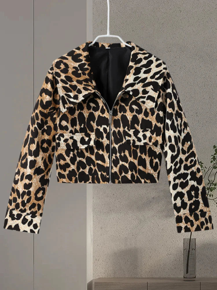 MILINA - Luipaardprint Crop Jack