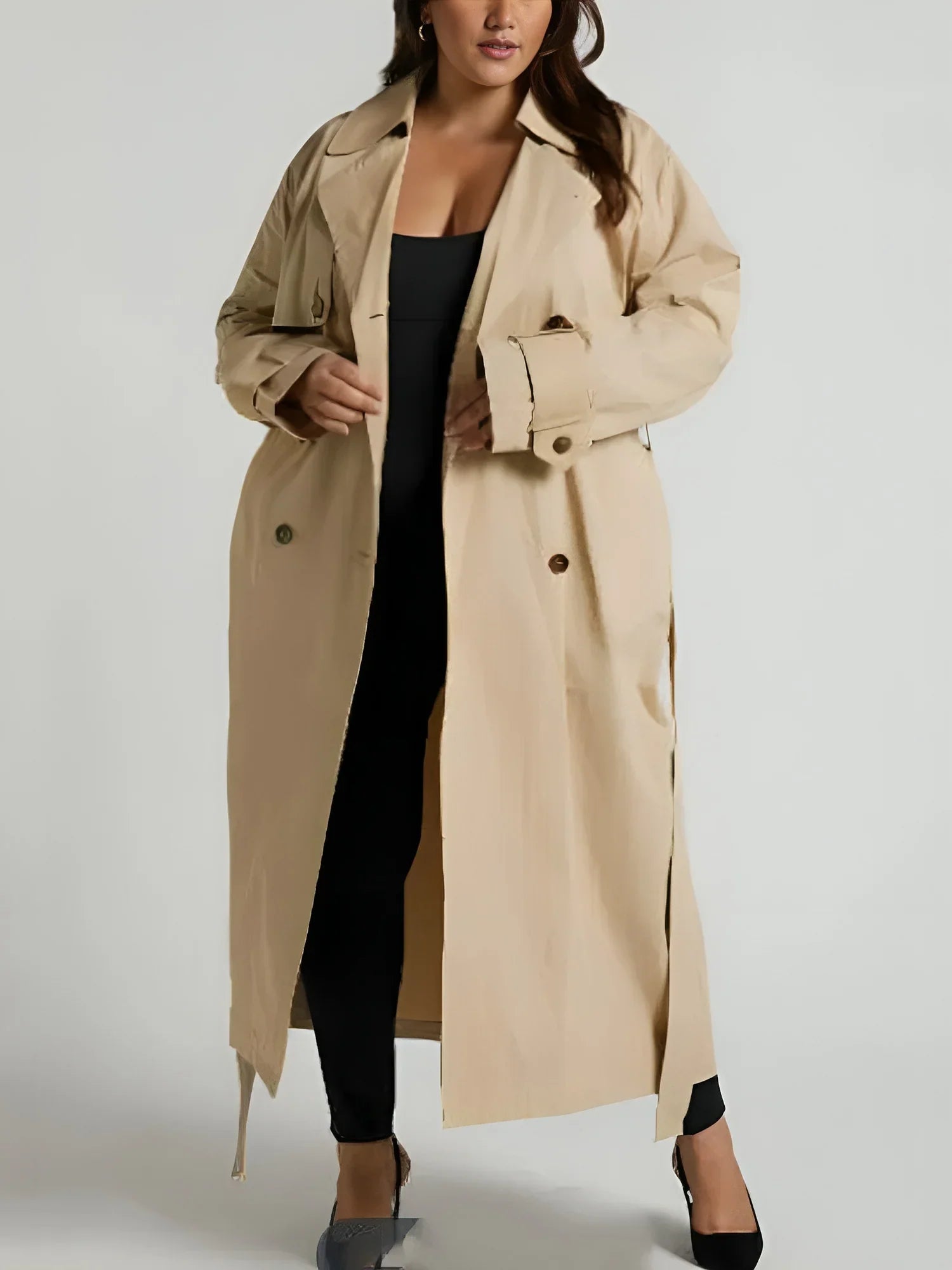 MARGO - Dames Trenchcoat met reverskraag