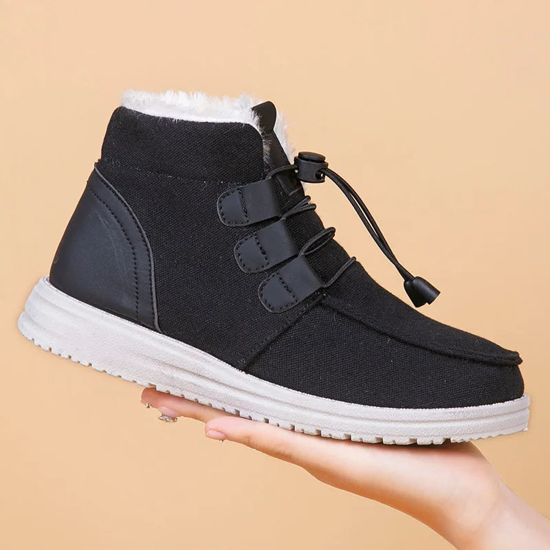 Etta - Geïsoleerde Middenbuidelschoenen met Elastische Band voor Vrouwen