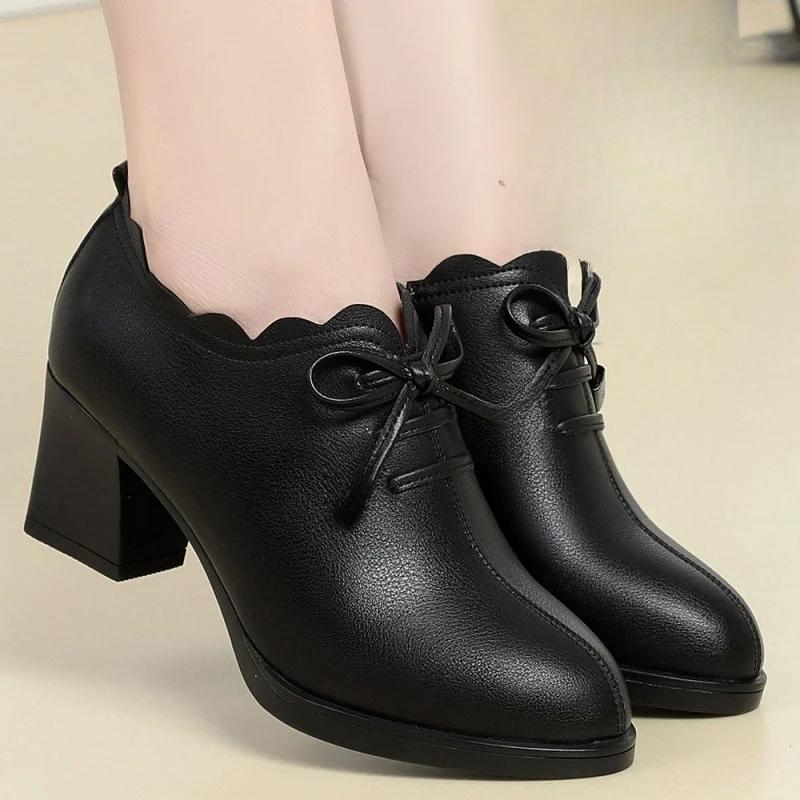 Calista - 2024 Lente Zomer Vrouwen Diepe Mond Single Schoenen
