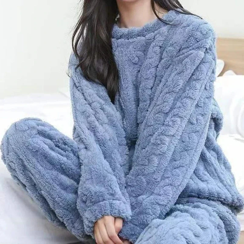 Joscelyn - Cozy Dames 2-Delige Velvet Fleece Set