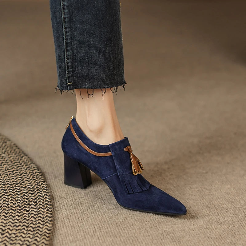 Yelena - Spring Women's Chunky Heel Pumps